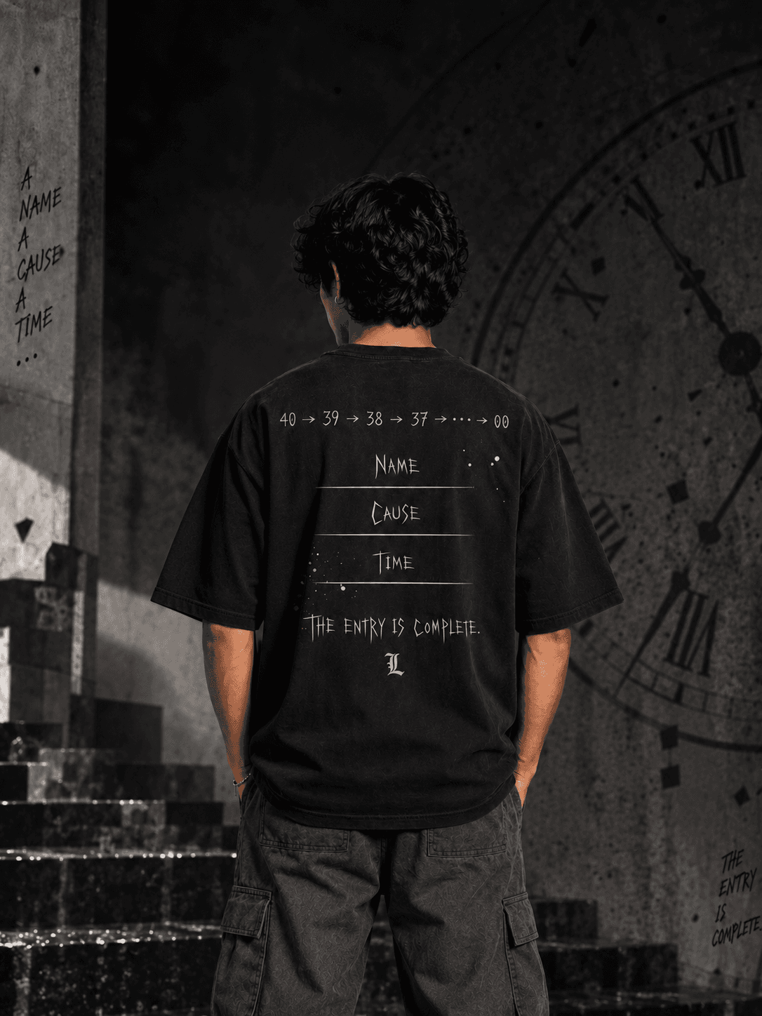 40S – The Last 40 Seconds – Death Note inspired anime T-shirt by GenZverse