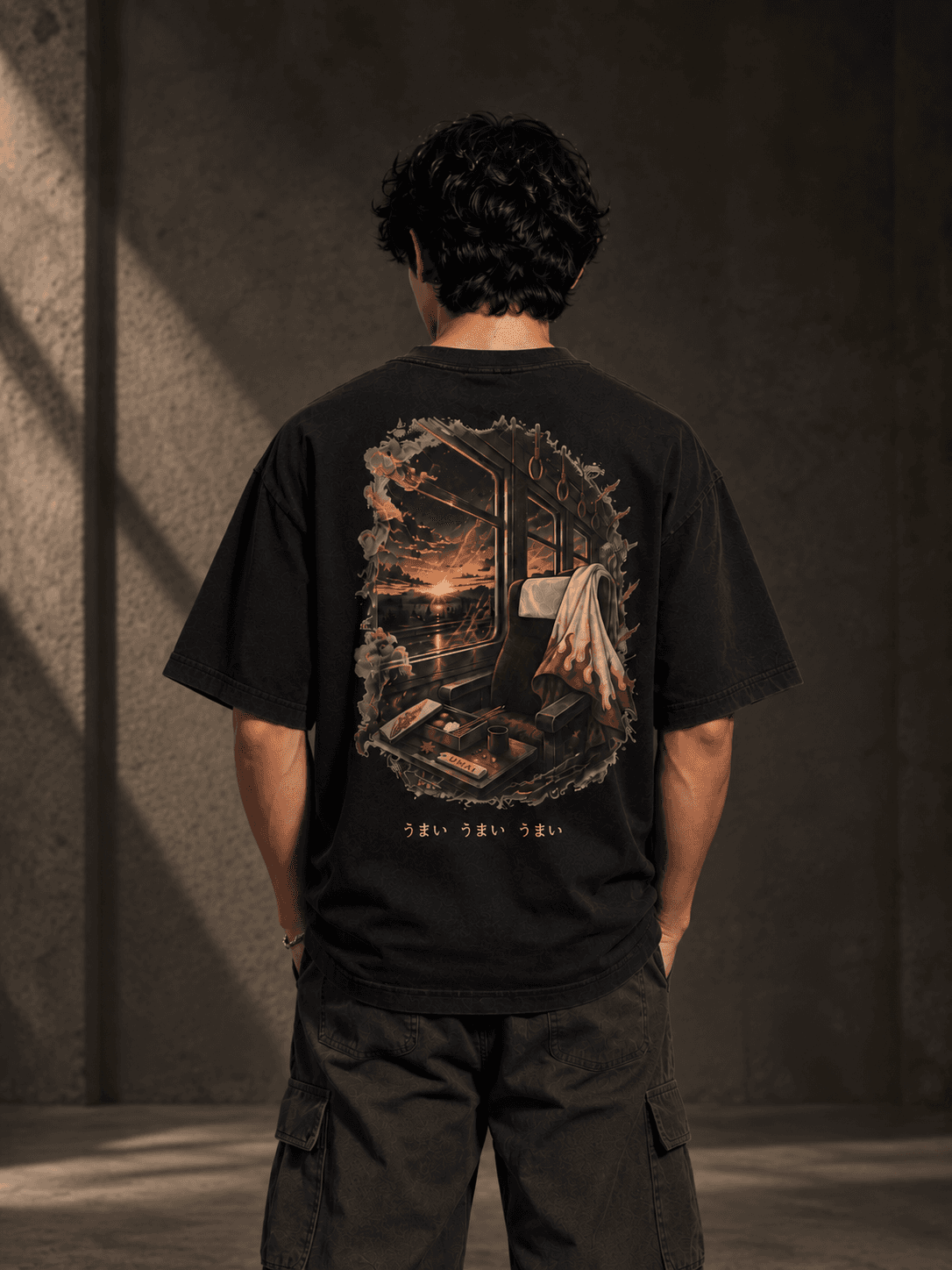 Umai — Rengoku – Demon Slayer inspired anime T-shirt by GenZverse