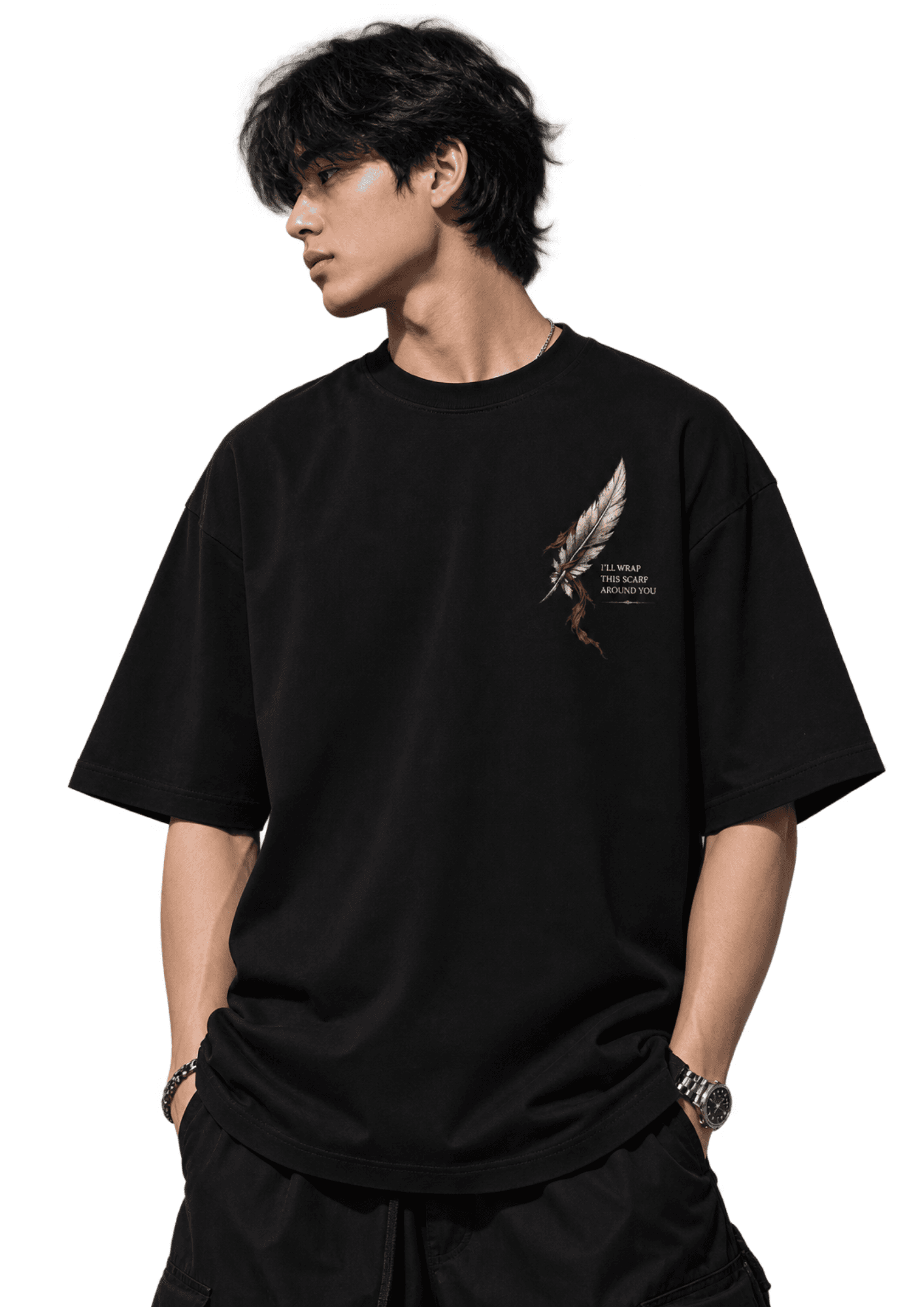 AOT : Eren X Mikasa – Attack on Titan inspired anime T-shirt by GenZverse