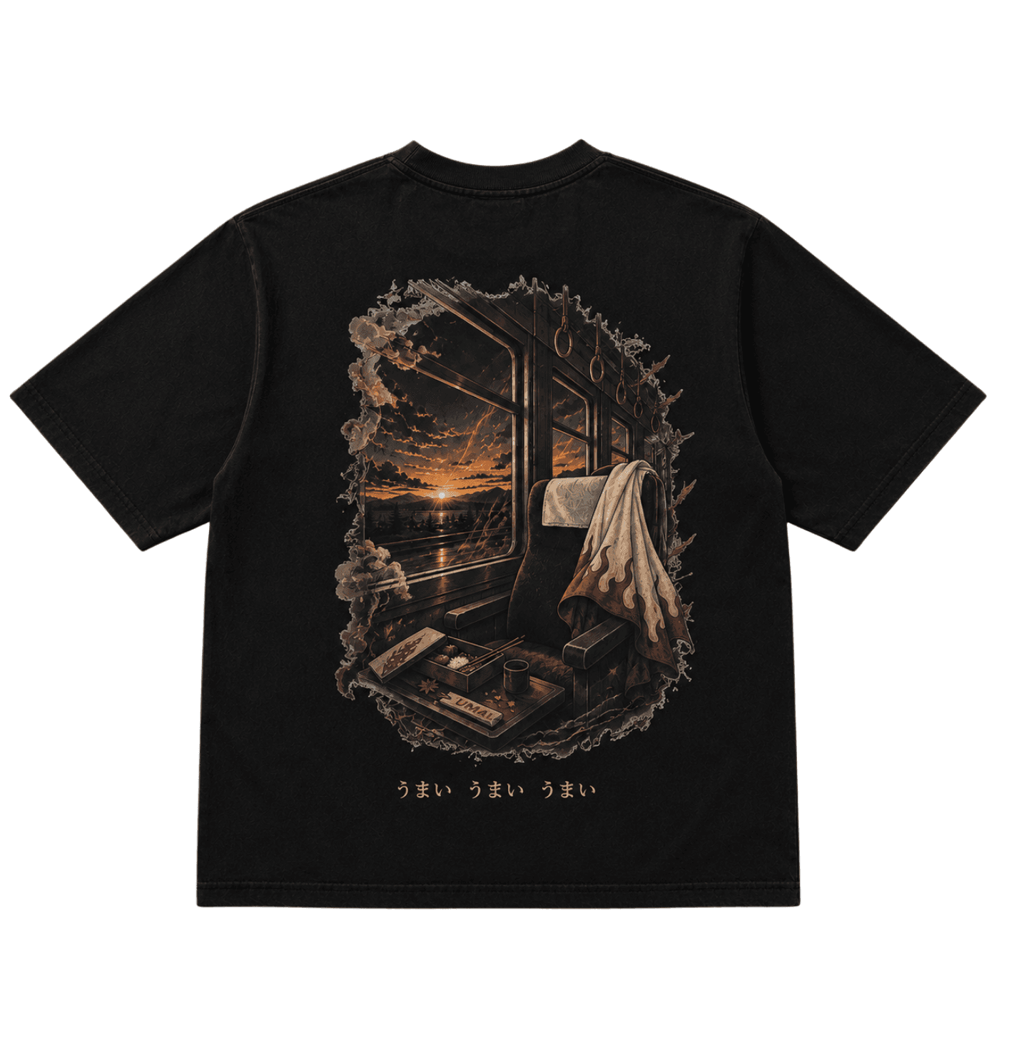 Umai — Rengoku – Demon Slayer inspired anime T-shirt by GenZverse